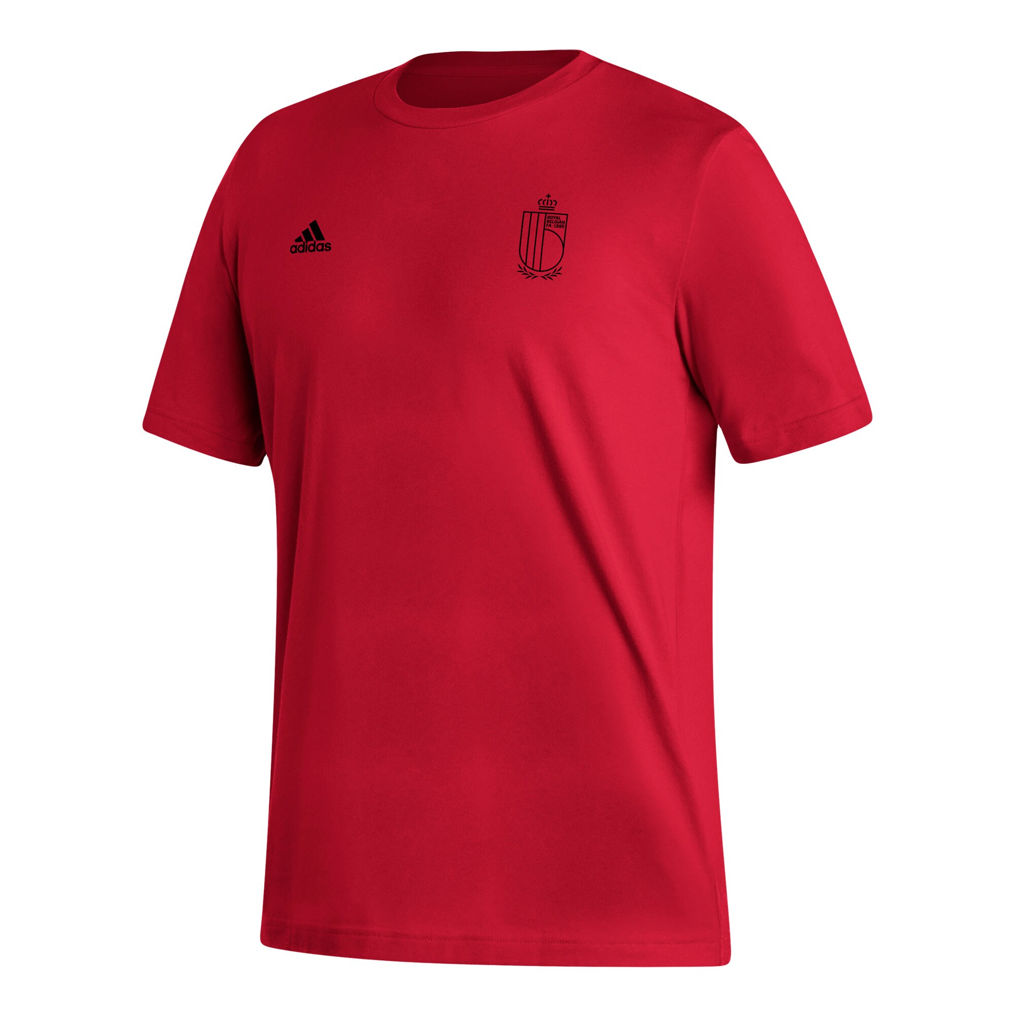 belgium national team adidas crest t-shirt – red Collection – England Football Jerseys and Shirts