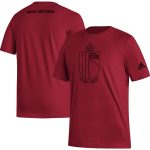 belgium national team adidas outlined crest t-shirt – red Collection – England Football Jerseys and Shirts