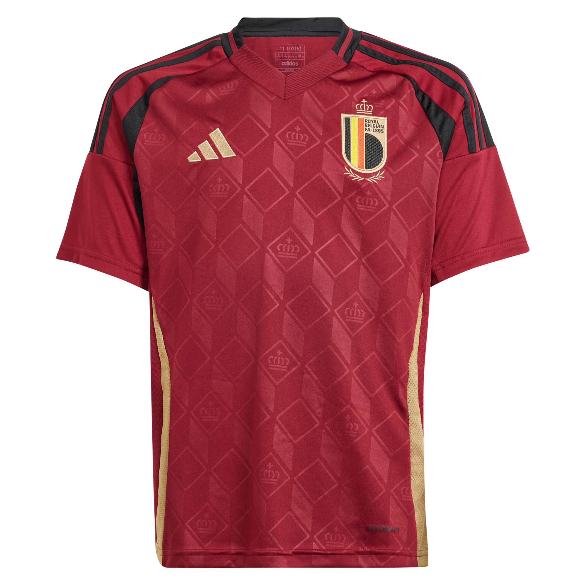 belgium national team adidas youth 2024 home replica jersey – burgundy Collection – England Football Jerseys and Shirts