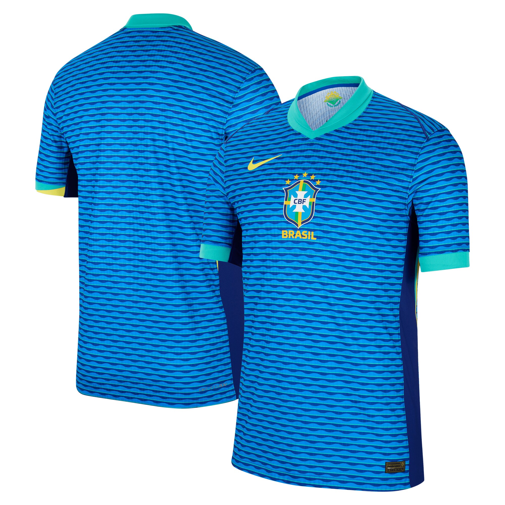 brazil national team nike 2024 away match authentic jersey – blue Collection – England Football Jerseys and Shirts