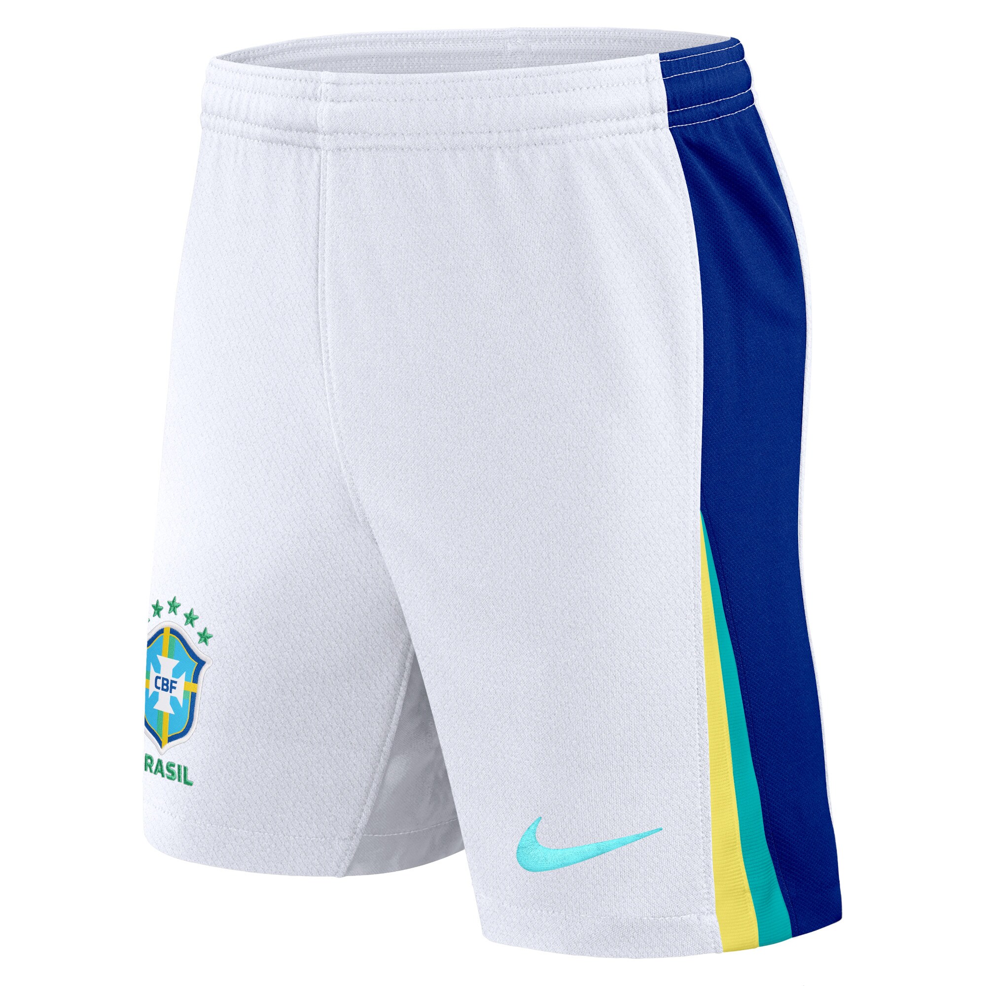 brazil national team nike 2024 away stadium shorts – white Collection – England Football Jerseys and Shirts