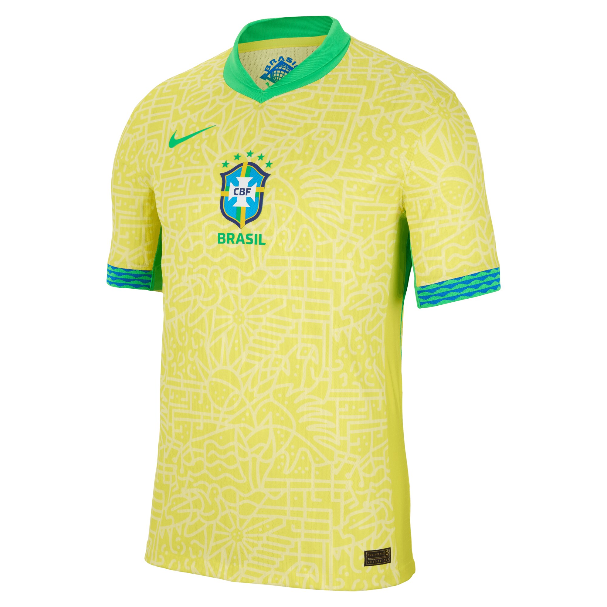 brazil national team nike 2024 home match authentic jersey – yellow Collection – England Football Jerseys and Shirts