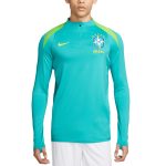 brazil national team nike 2024 strike drill performance quarter-zip pullover top – aqua Collection – England Football Jerseys and Shirts