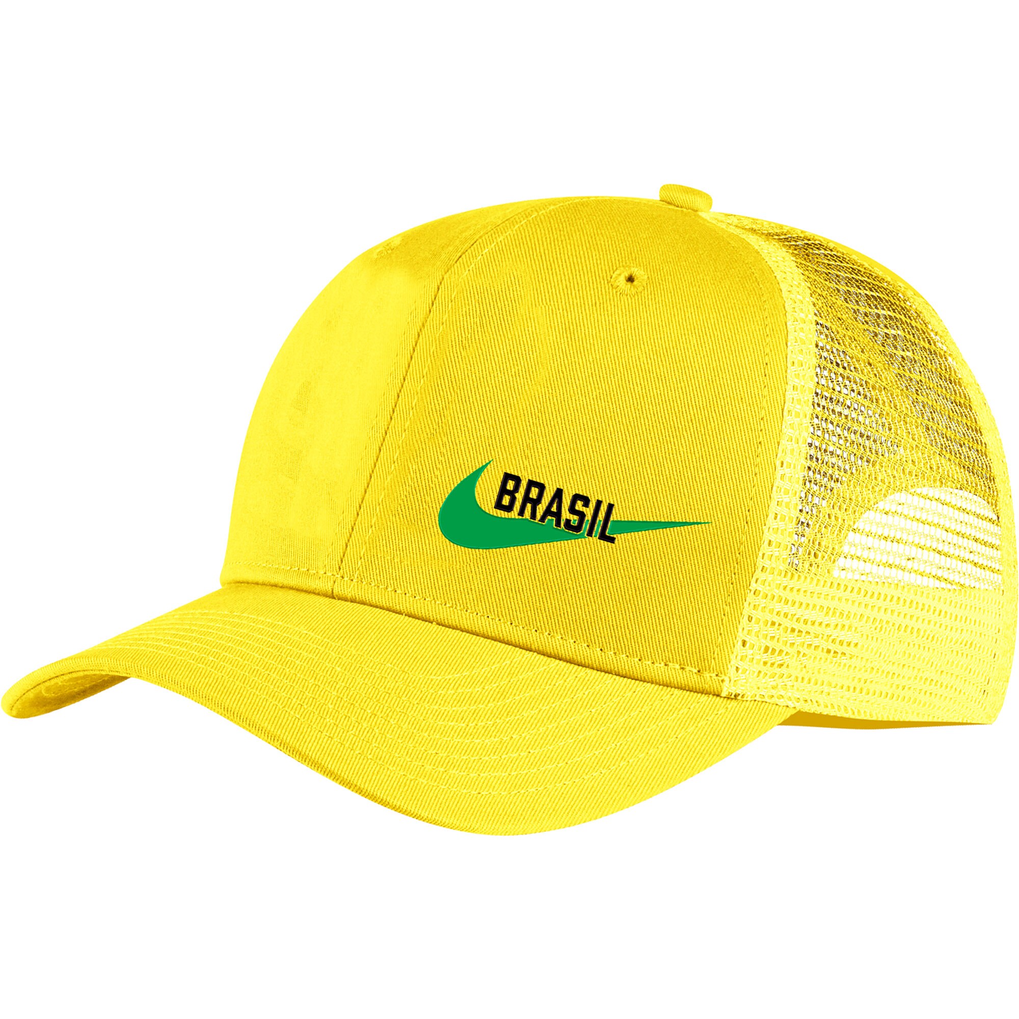 brazil national team nike classic99 trucker snapback hat – yellow Collection – England Football Jerseys and Shirts