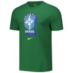 brazil national team nike crest core t-shirt – green Collection – England Football Jerseys and Shirts
