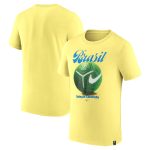 brazil national team nike home field t-shirt – yellow Collection – England Football Jerseys and Shirts