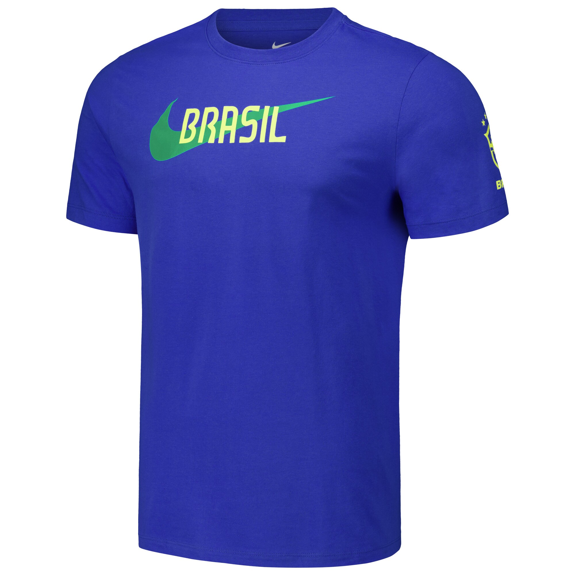 brazil national team nike swoosh core t-shirt – royal Collection – England Football Jerseys and Shirts