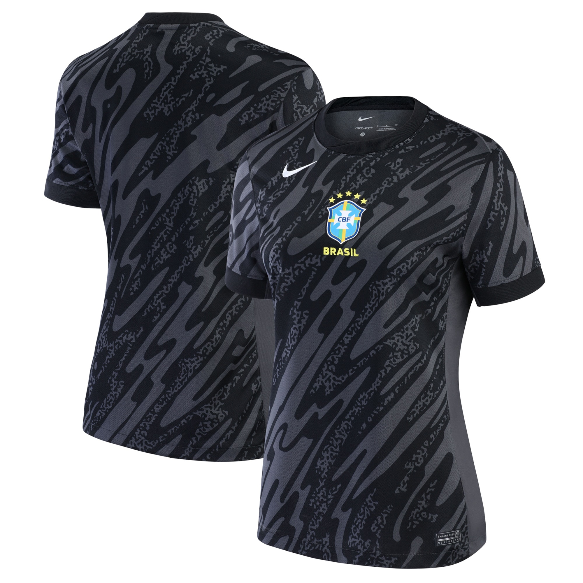 brazil national team nike women8217s 2024 goalkeeper replica stadium jersey – anthracite Collection – England Football Jerseys and Shirts