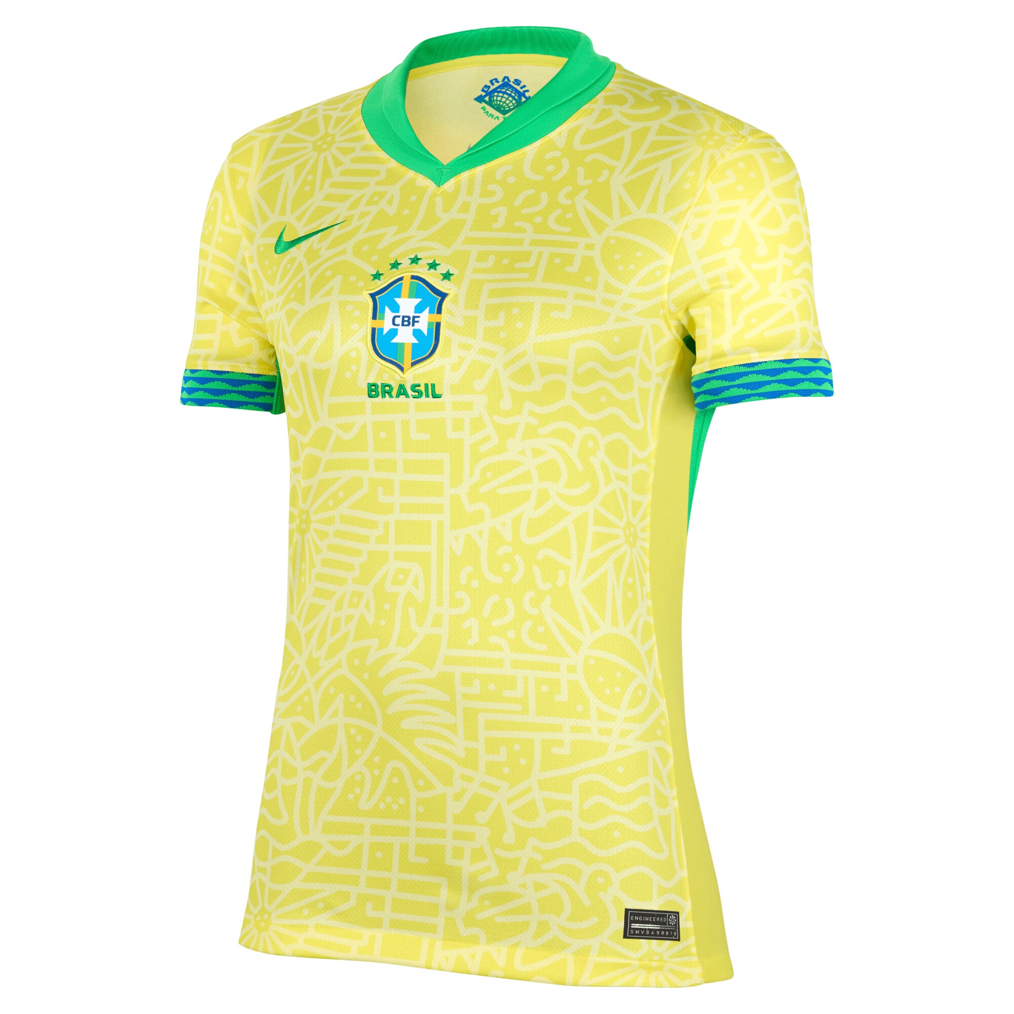 brazil national team nike women8217s 2024 home stadium replica jersey – yellow Collection – England Football Jerseys and Shirts