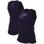 brazil women8217s national team nike women8217s futura tank top – navy Collection – England Football Jerseys and Shirts