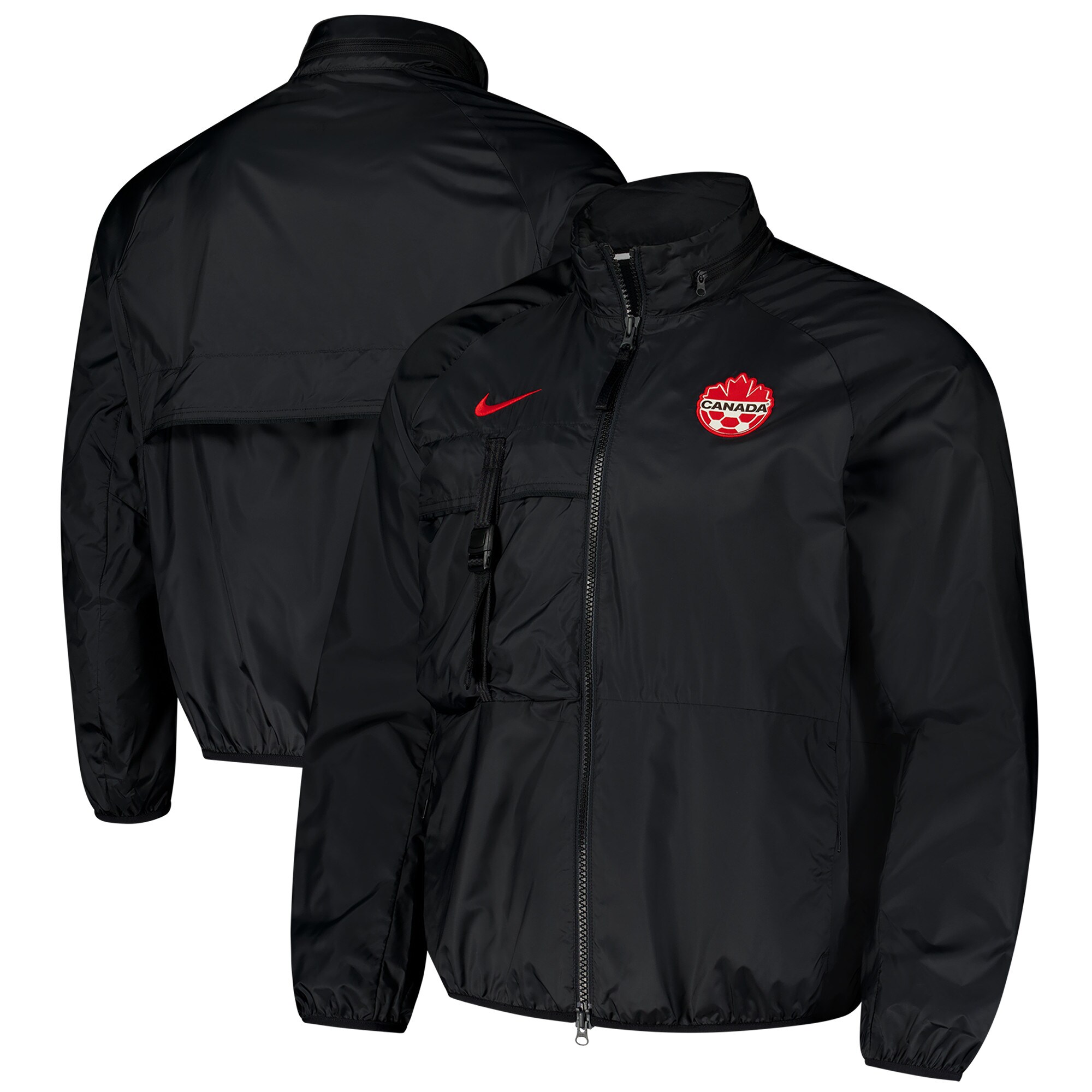 canada soccer nike 2024 halo anthem full-zip jacket – black Collection – England Football Jerseys and Shirts