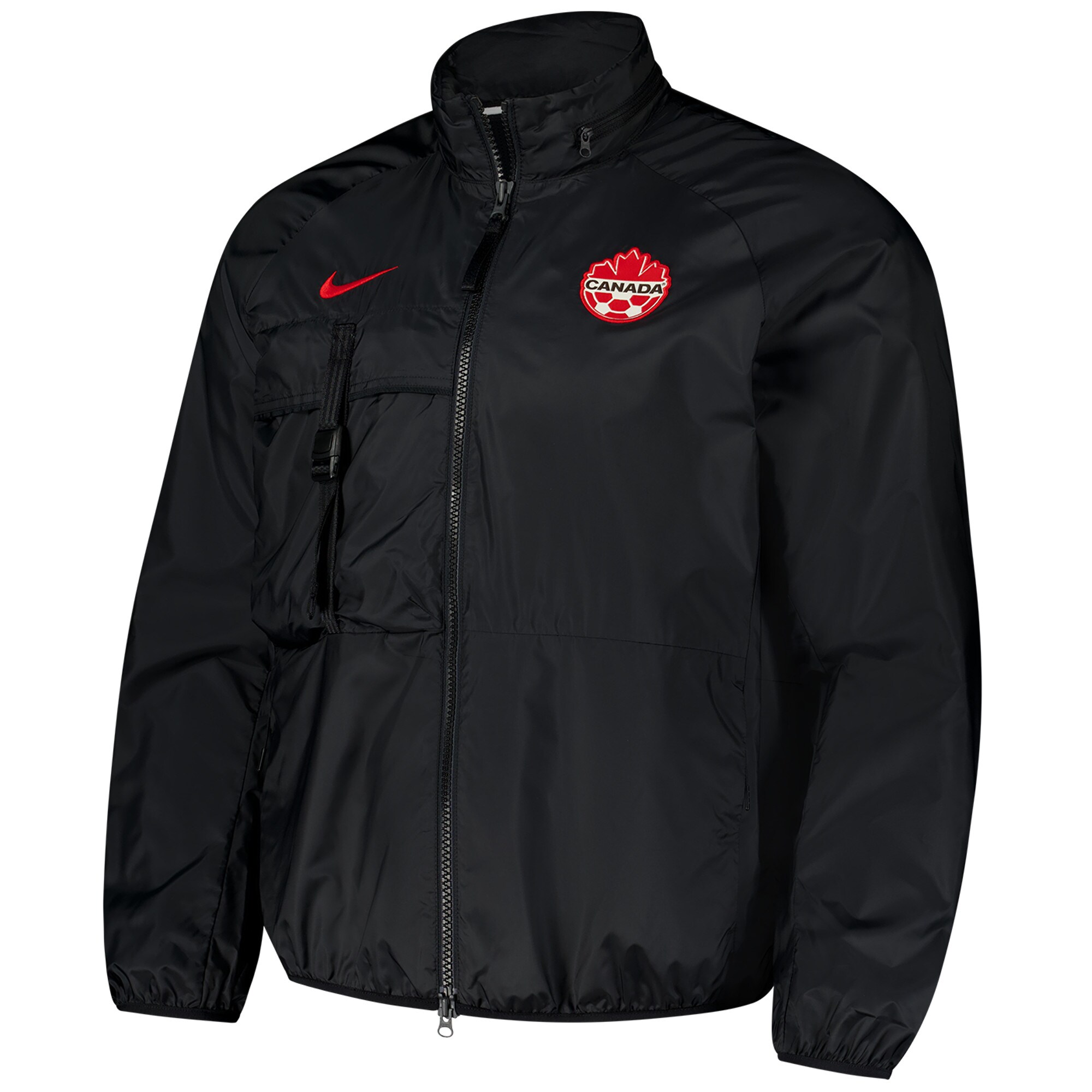 canada soccer nike 2024 halo anthem full-zip jacket – black Collection – England Football Jerseys and Shirts
