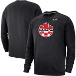 canada soccer nike fleece pullover sweatshirt – black Collection – England Football Jerseys and Shirts