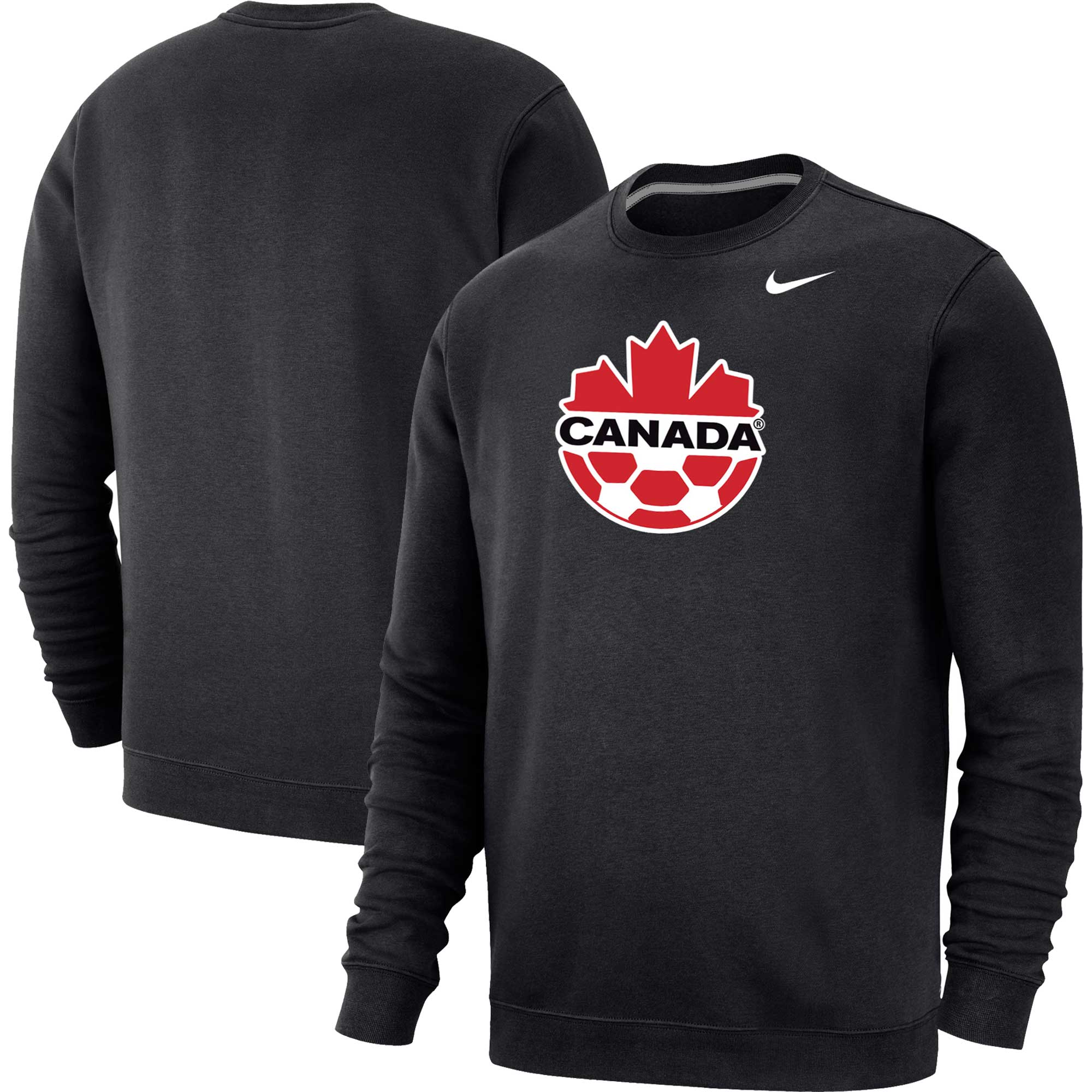canada soccer nike fleece pullover sweatshirt – black Collection – England Football Jerseys and Shirts