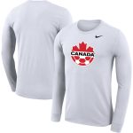 canada soccer nike primary logo legend performance long sleeve t-shirt – white Collection – England Football Jerseys and Shirts