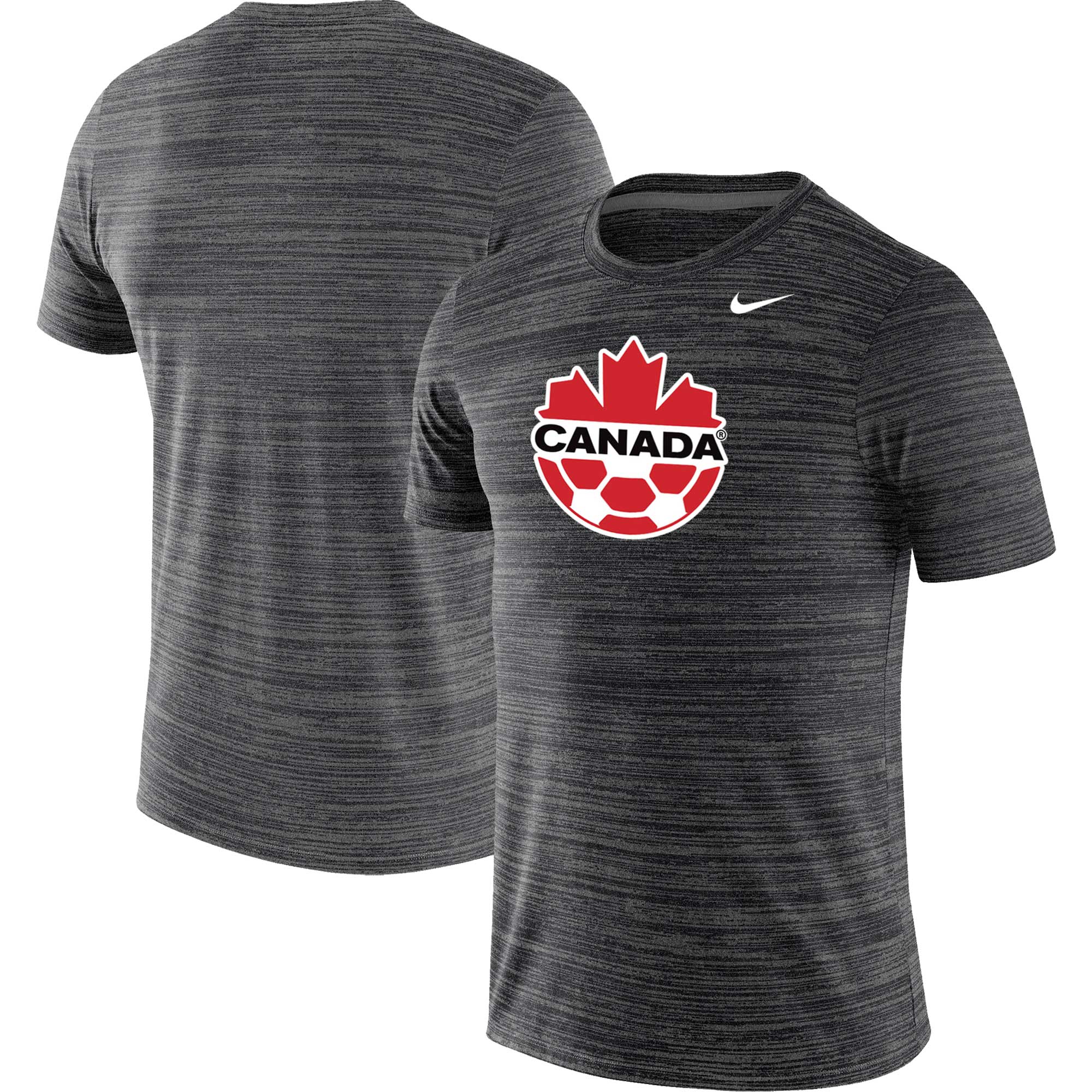 canada soccer nike primary logo velocity legend performance t-shirt – black Collection – England Football Jerseys and Shirts