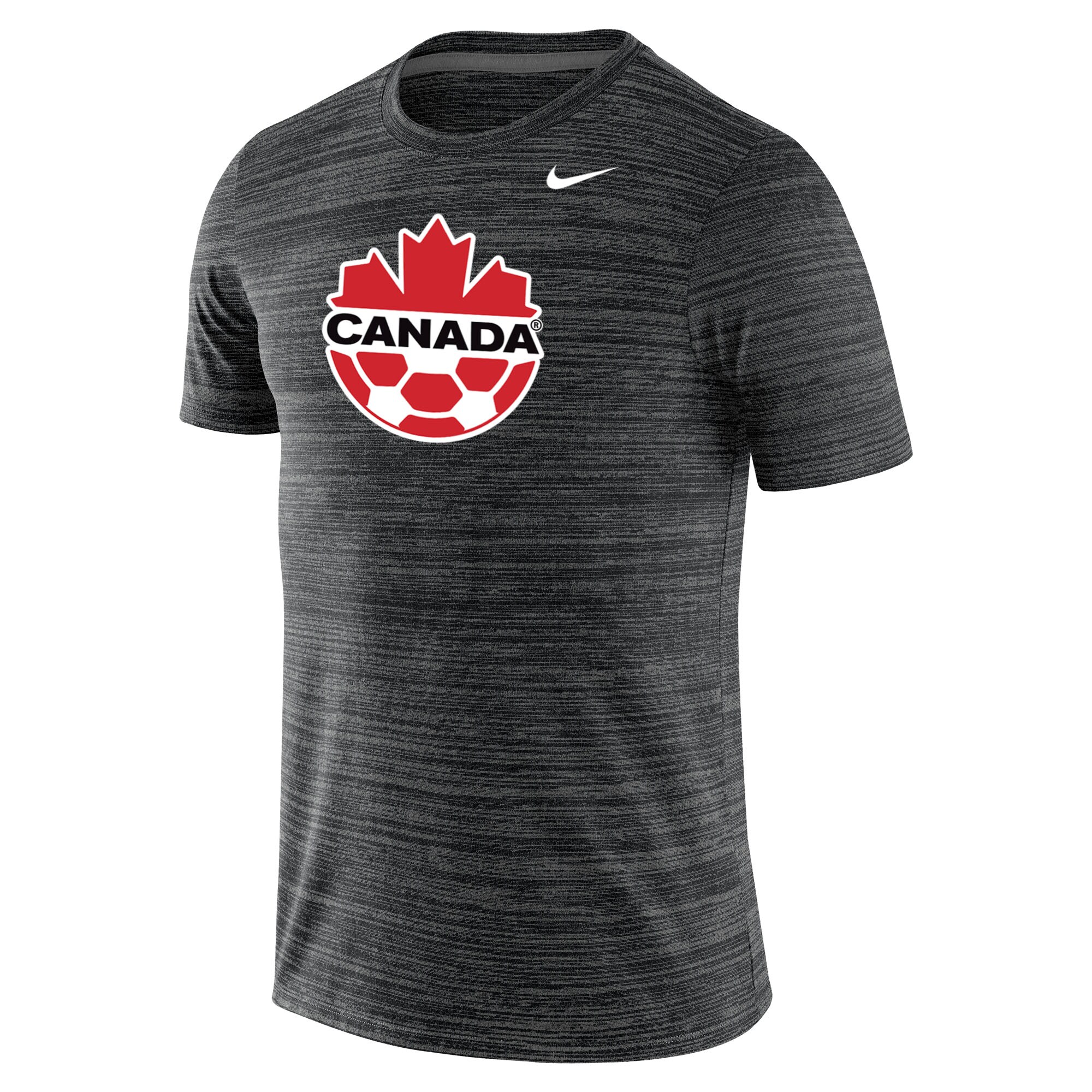 canada soccer nike primary logo velocity legend performance t-shirt – black Collection – England Football Jerseys and Shirts