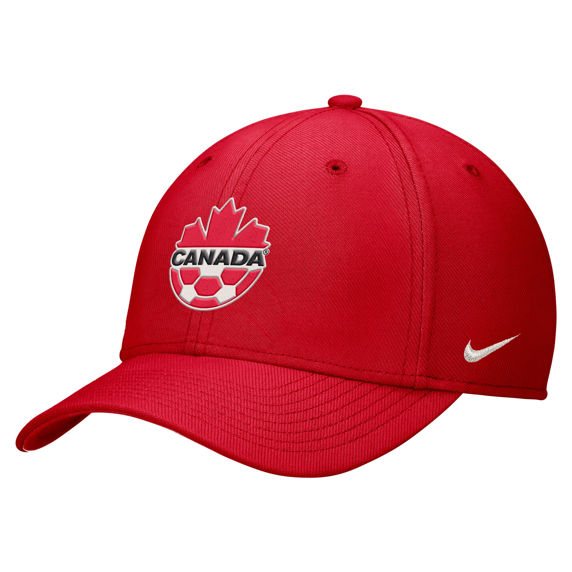 canada soccer nike rise swoosh performance flex hat – red Collection – England Football Jerseys and Shirts