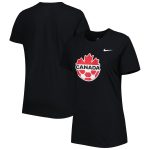 canada soccer nike women8217s club crest t-shirt – black Collection – England Football Jerseys and Shirts