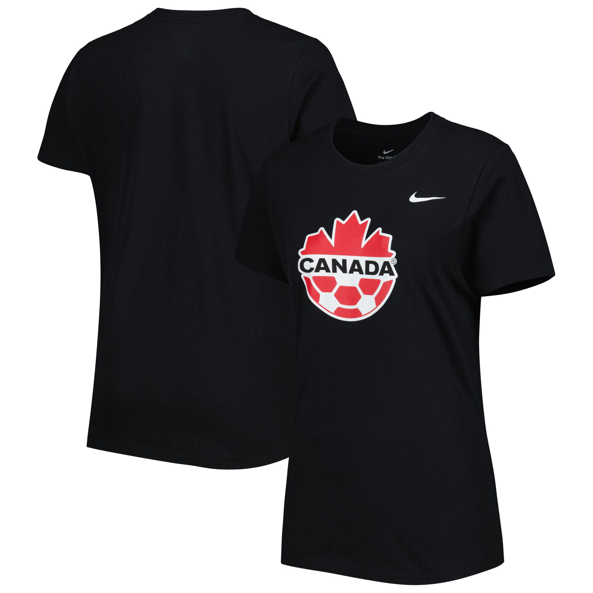 canada soccer nike women8217s club crest t-shirt – black Collection – England Football Jerseys and Shirts