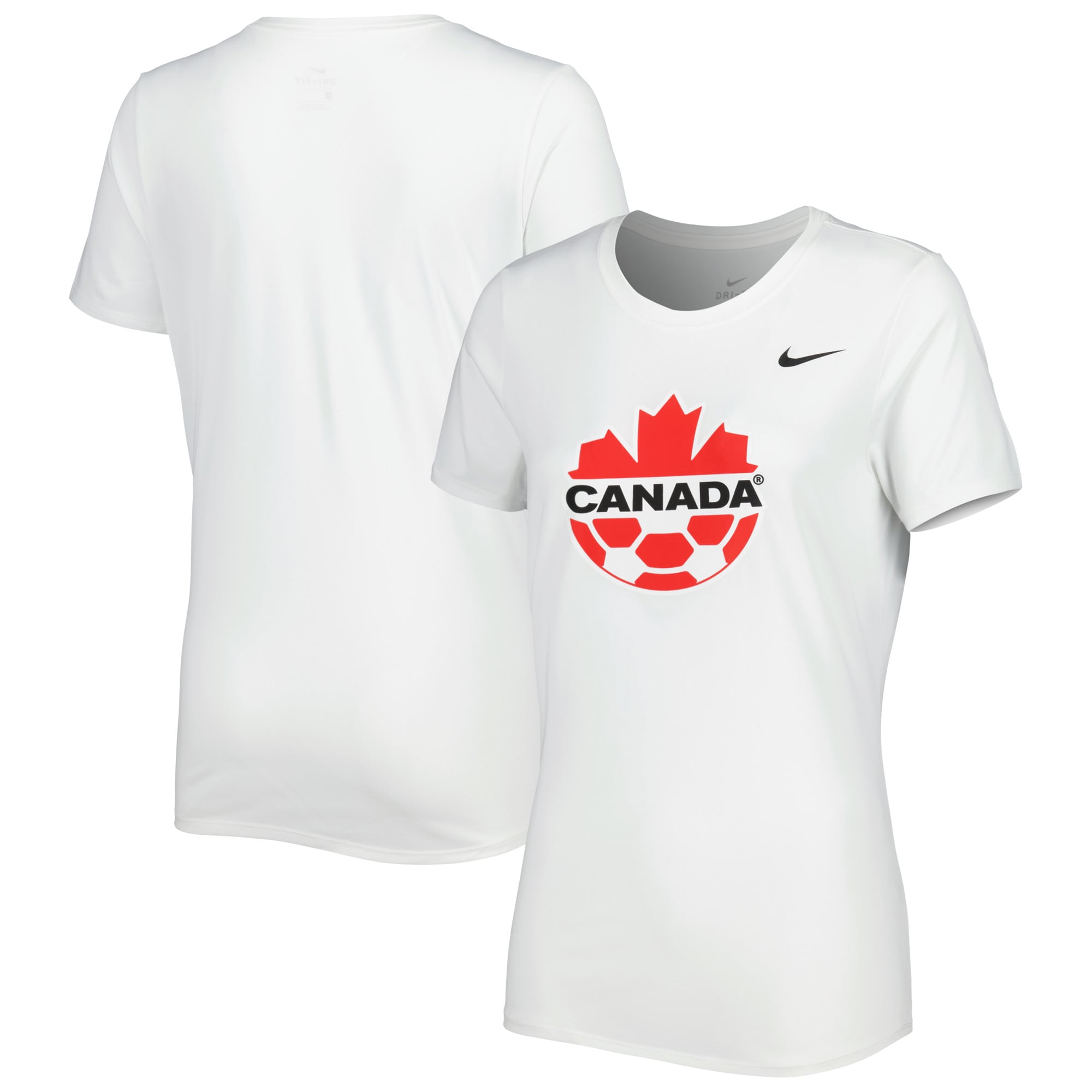 canada soccer nike women8217s legend performance t-shirt – white Collection – England Football Jerseys and Shirts