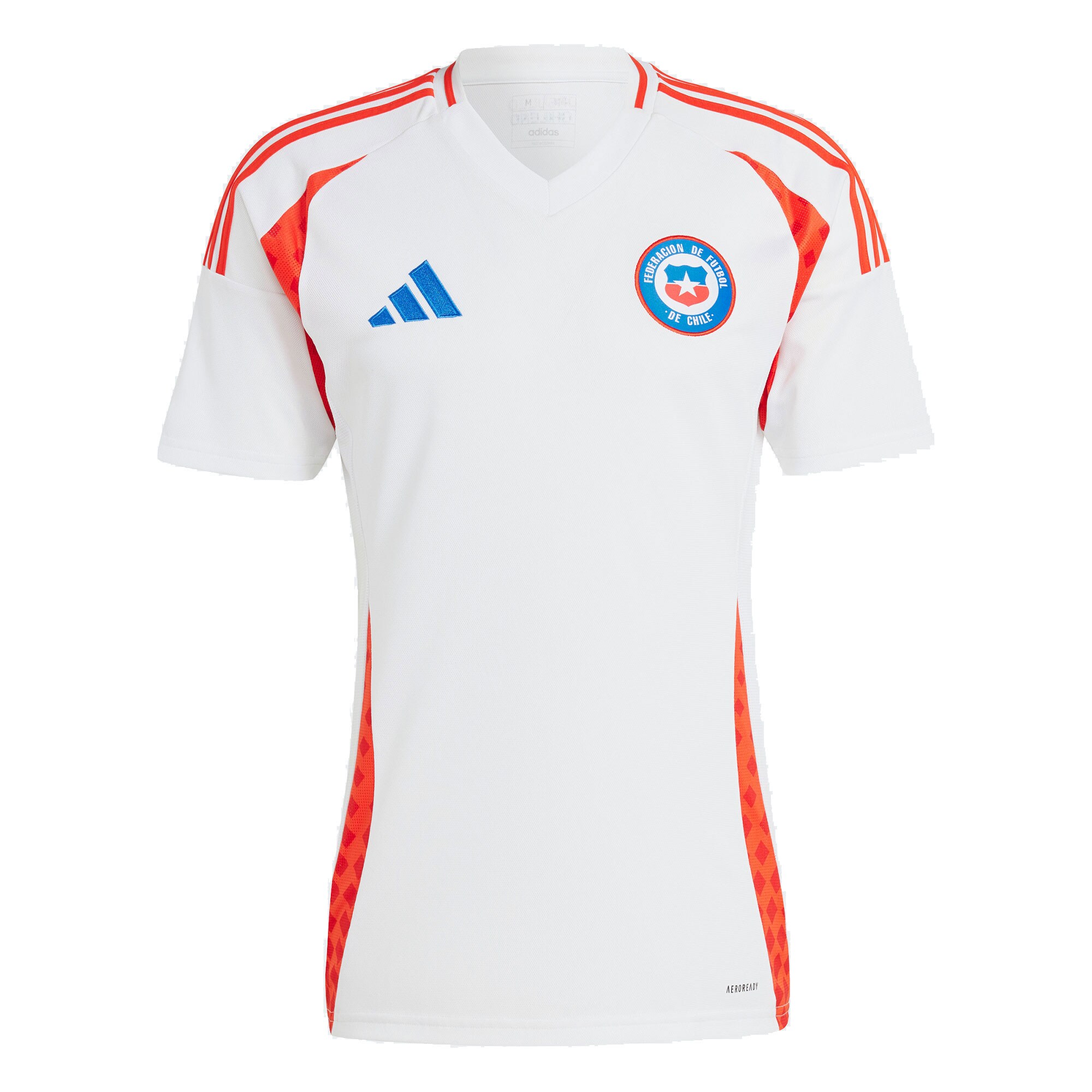 chile national team adidas 2024 away replica jersey – white Collection – England Football Jerseys and Shirts