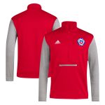 chile national team adidas aeroready half-zip top – red Collection – England Football Jerseys and Shirts
