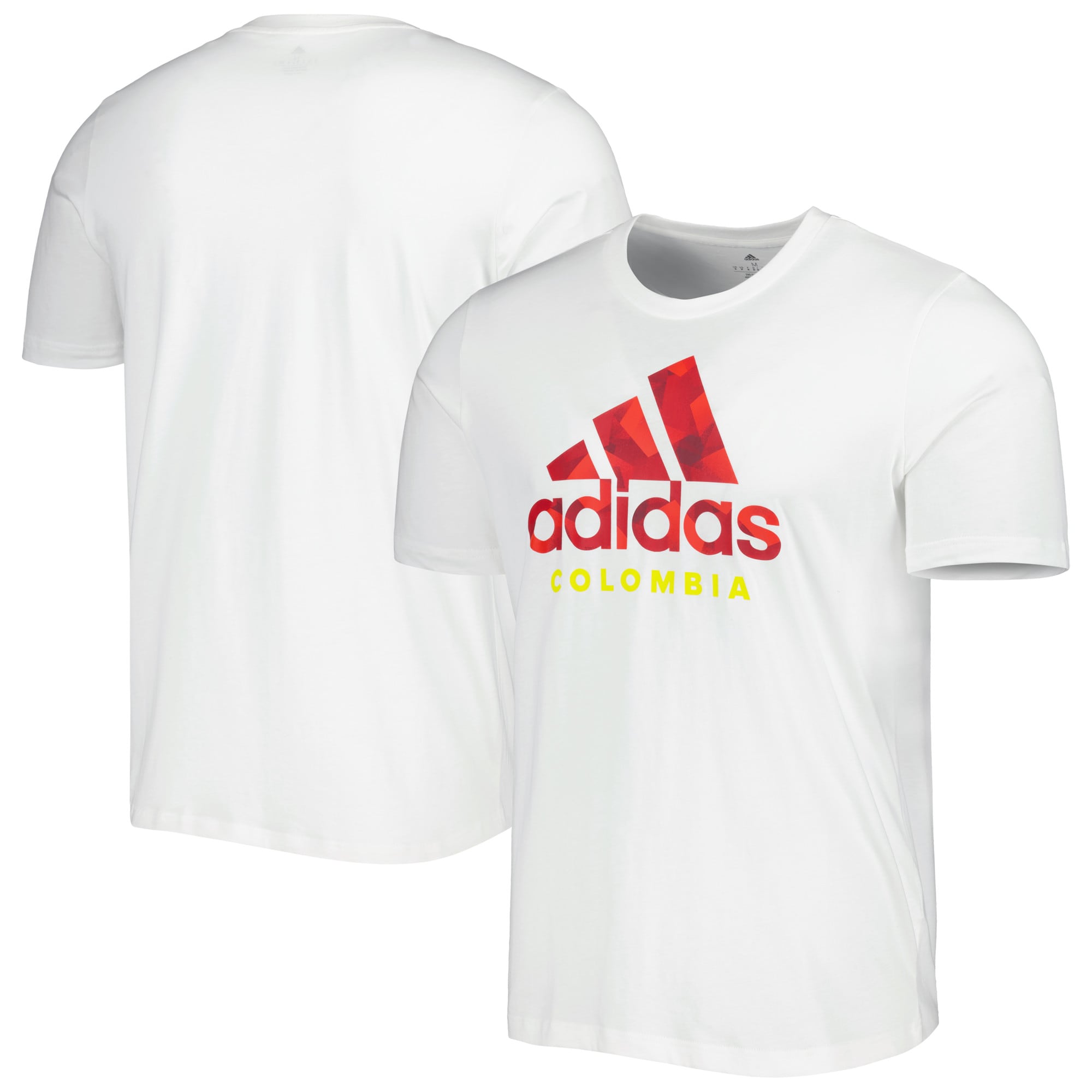colombia national team adidas dna graphic t-shirt – white Collection – England Football Jerseys and Shirts