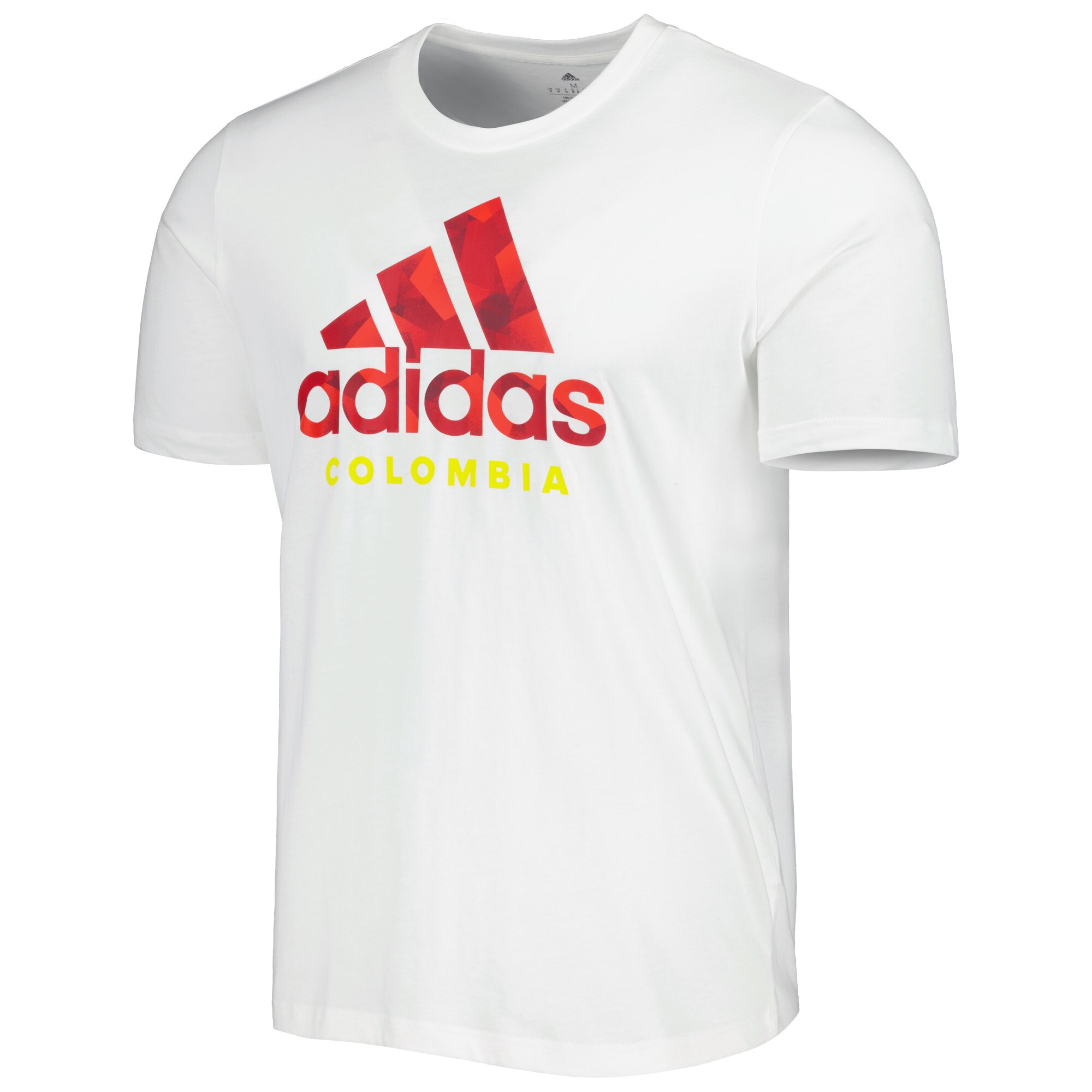 colombia national team adidas dna graphic t-shirt – white Collection – England Football Jerseys and Shirts