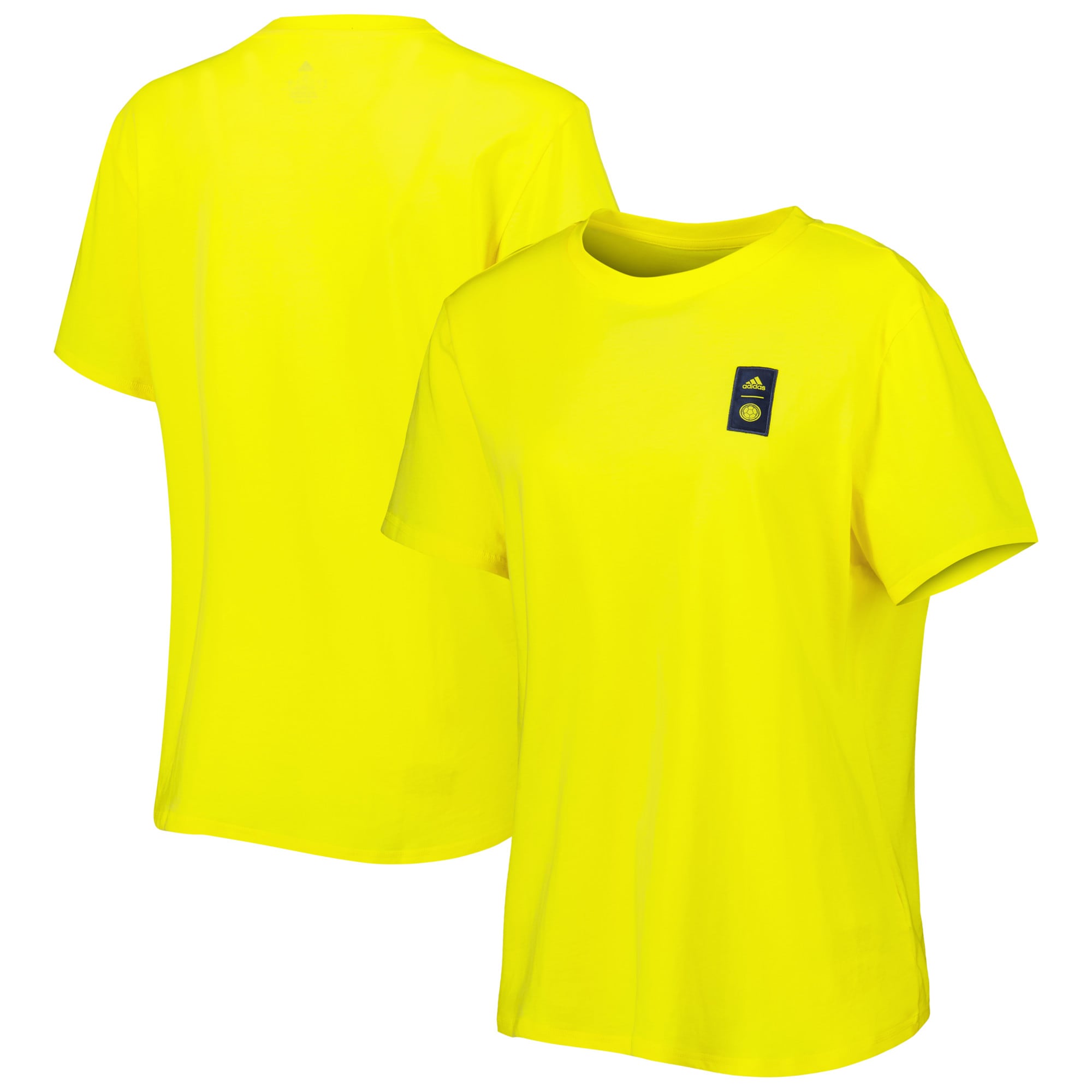 colombia national team adidas women8217s dna t-shirt – yellow Collection – England Football Jerseys and Shirts