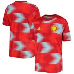 colombia national team adidas youth 202223 away pre-match top – red Collection – England Football Jerseys and Shirts