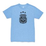 cristian romero argentina national team 1863fc player vintage tri-blend t-shirt – light blue Collection – England Football Jerseys and Shirts