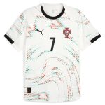 cristiano ronaldo portugal national team puma 2025 away authentic jersey – white Collection – England Football Jerseys and Shirts