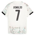 cristiano ronaldo portugal national team puma 2025 away authentic jersey – white Collection – England Football Jerseys and Shirts