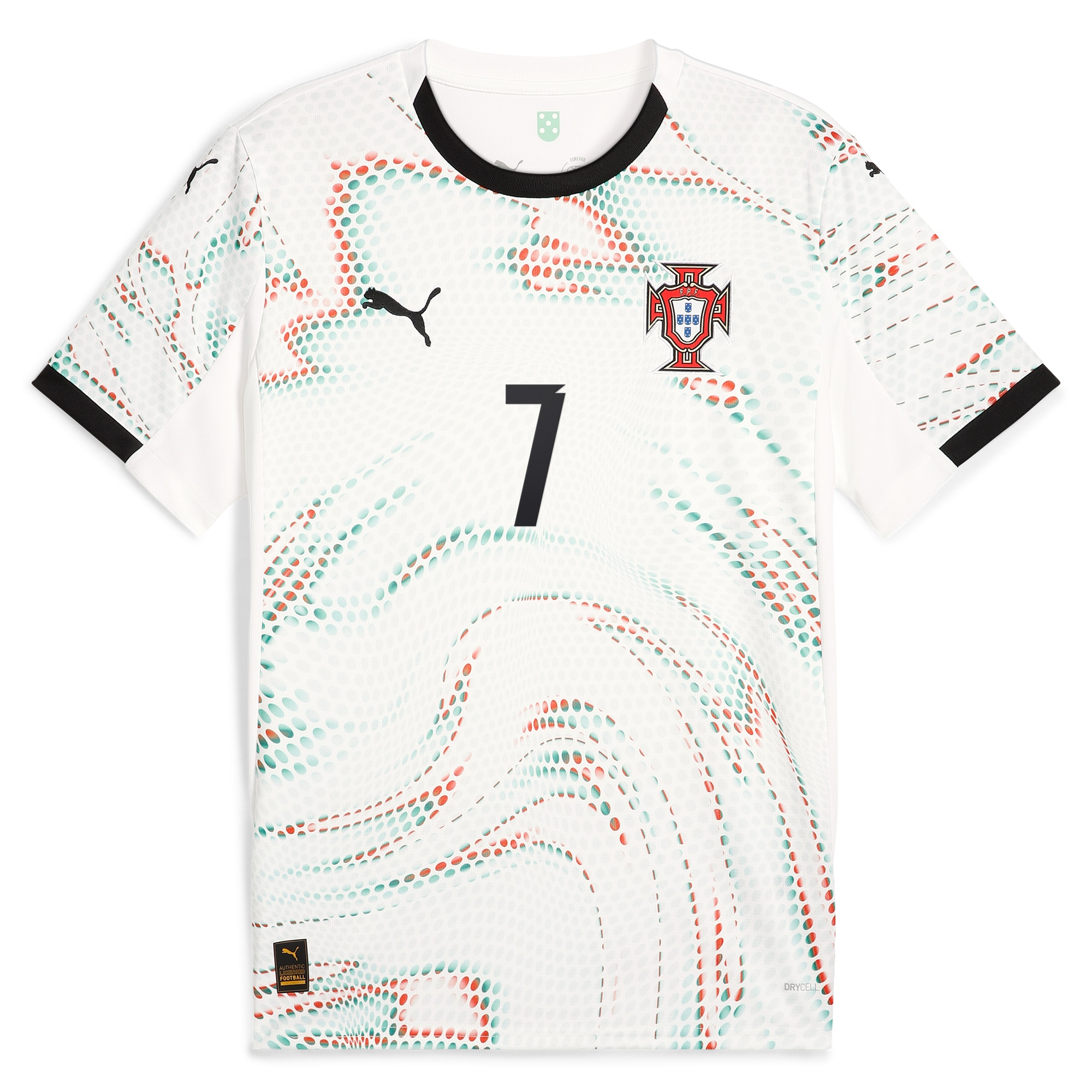 cristiano ronaldo portugal national team puma 2025 away replica jersey – white Collection – England Football Jerseys and Shirts