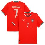 cristiano ronaldo portugal national team puma 2025 home replica jersey – red Collection – England Football Jerseys and Shirts