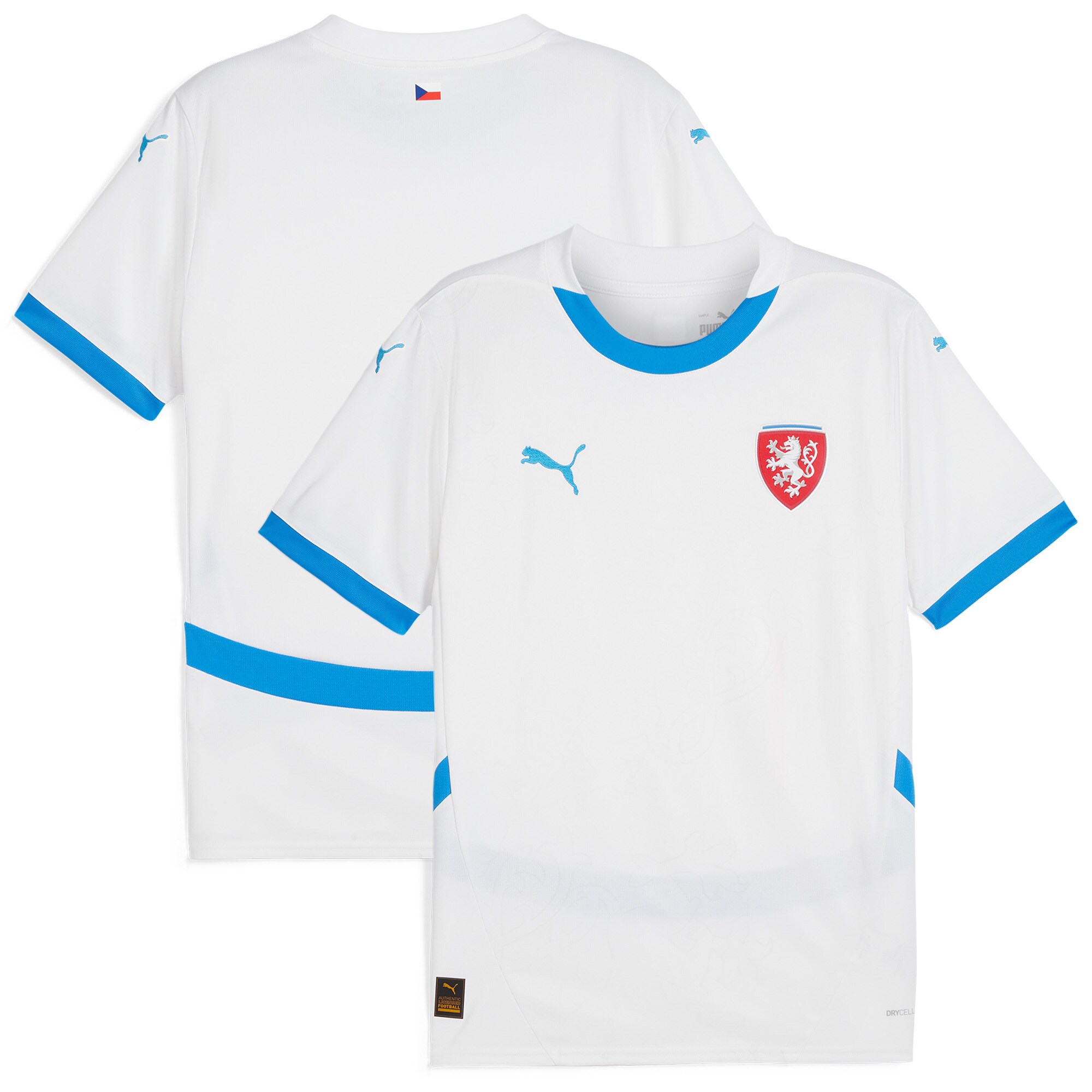 czech republic national team puma 2024 away replica jersey – white Collection – England Football Jerseys and Shirts