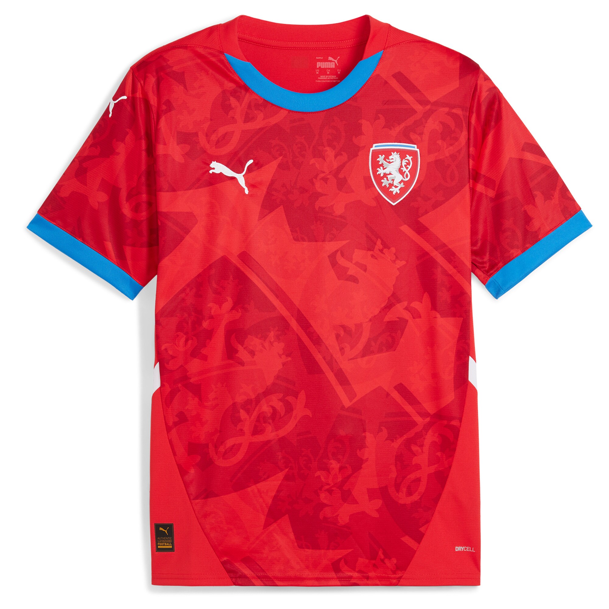 czech republic national team puma 2024 home replica jersey – red Collection – England Football Jerseys and Shirts