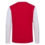 denmark national team block long sleeve t-shirt – red Collection – England Football Jerseys and Shirts