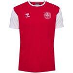denmark national team block t-shirt – red Collection – England Football Jerseys and Shirts