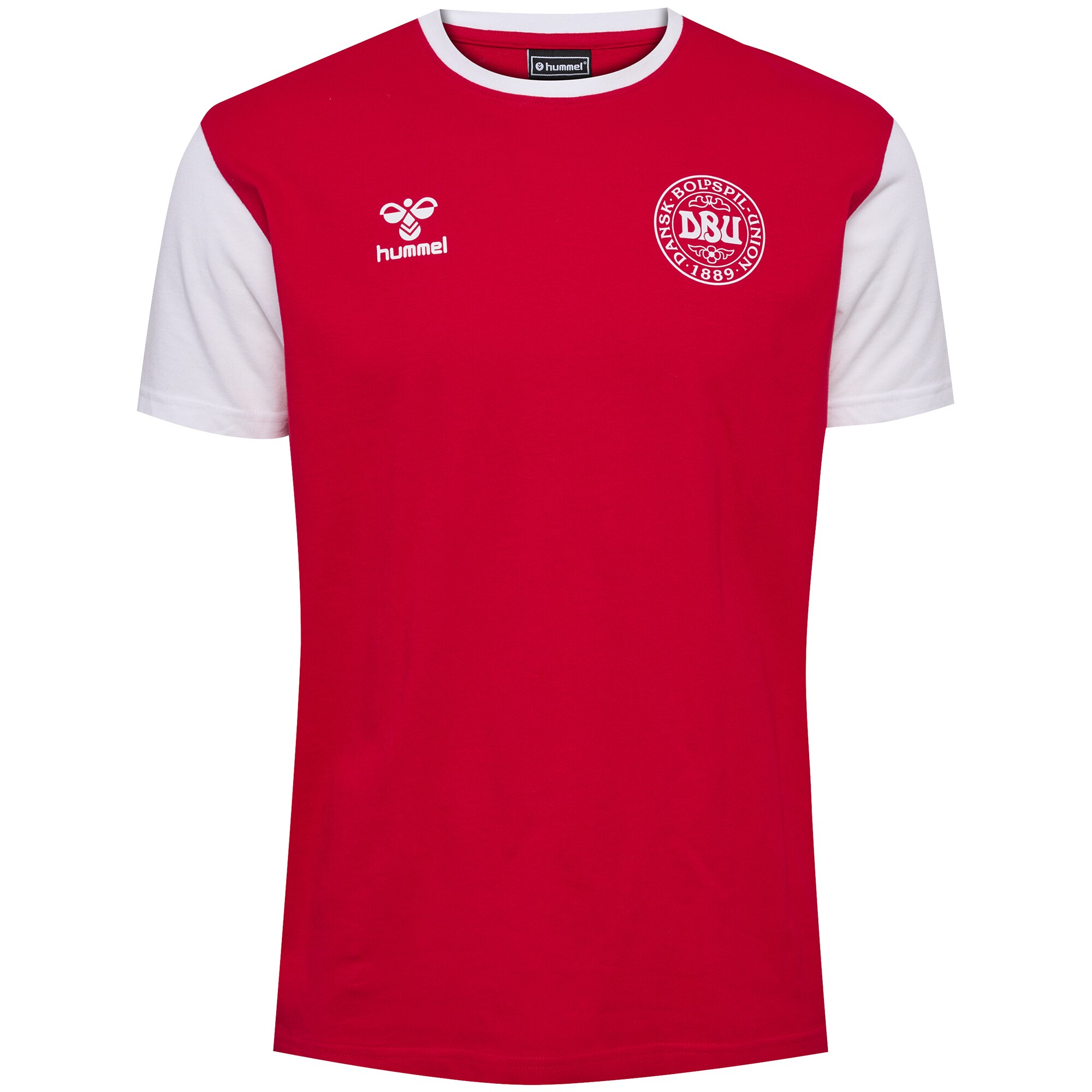 denmark national team block t-shirt – red Collection – England Football Jerseys and Shirts