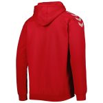 denmark national team fan raglan pullover hoodie – red Collection – England Football Jerseys and Shirts