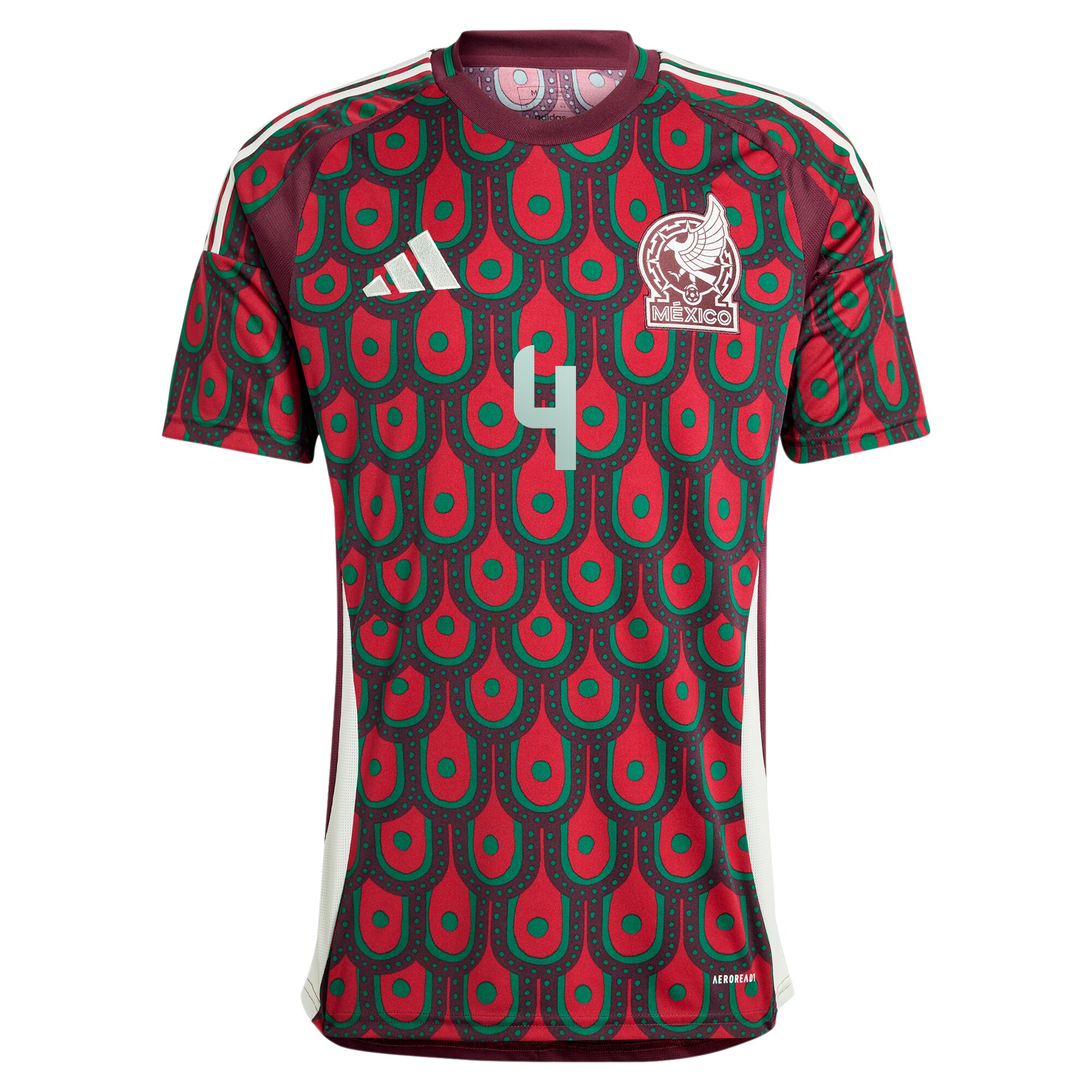 edson alvarez mexico national team adidas 2024 home replica player jersey – burgundy Collection – England Football Jerseys and Shirts