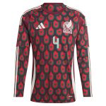 edson alvarez mexico national team adidas 2024 home replica player long sleeve jersey – burgundy Collection – England Football Jerseys and Shirts