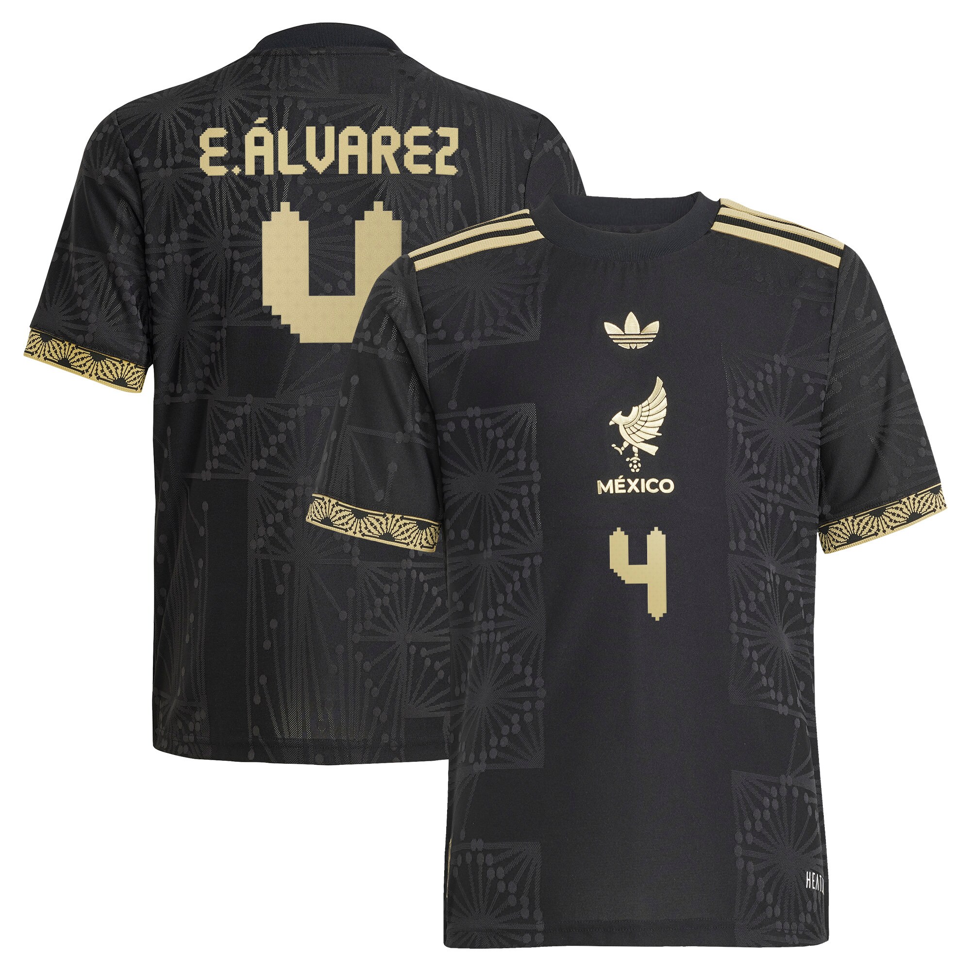 edson alvarez mexico national team adidas youth 2025 third authentic player jersey – black Collection – England Football Jerseys and Shirts