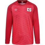 el salvador national team umbro 2023 replica long sleeve jersey – red Collection – England Football Jerseys and Shirts