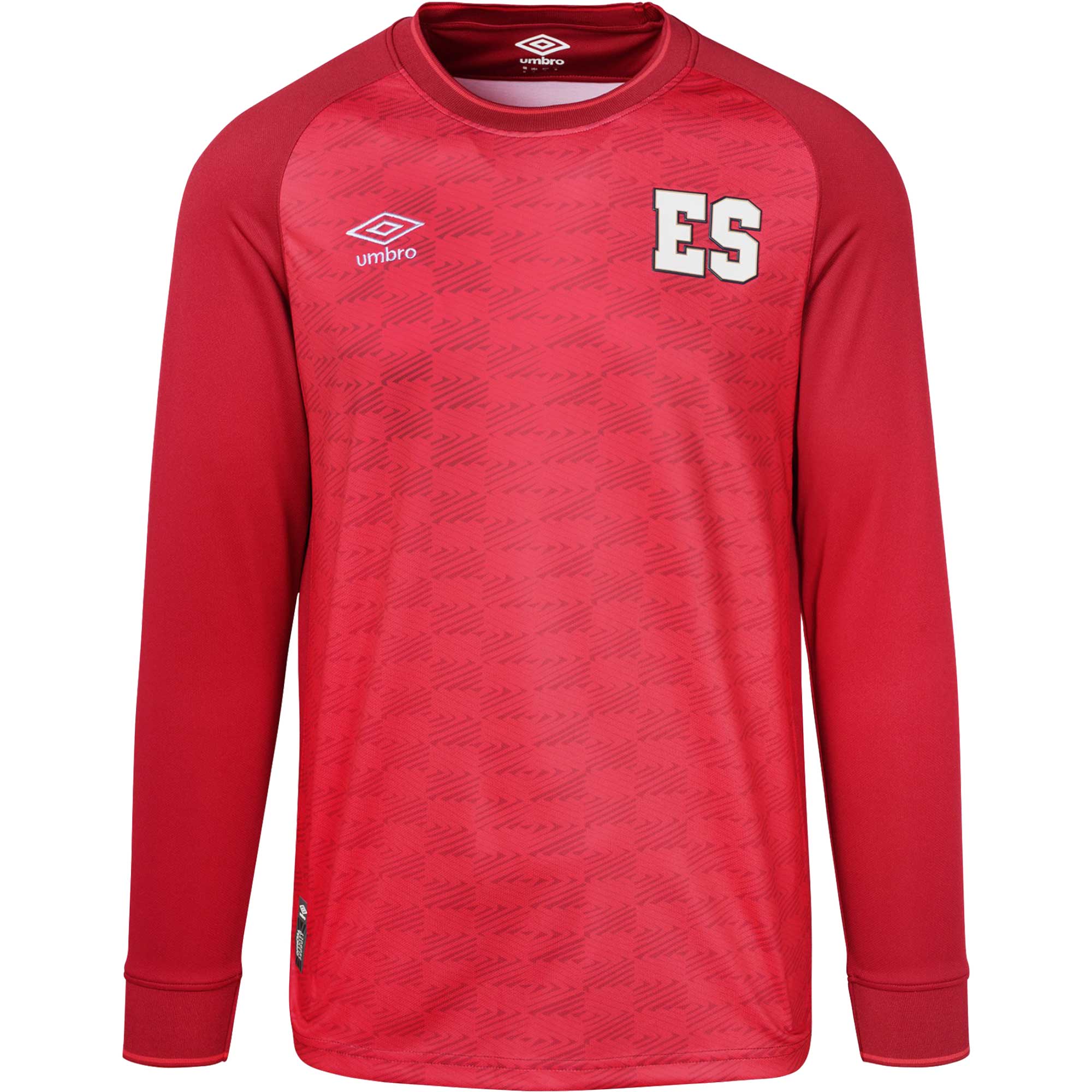 el salvador national team umbro 2023 replica long sleeve jersey – red Collection – England Football Jerseys and Shirts