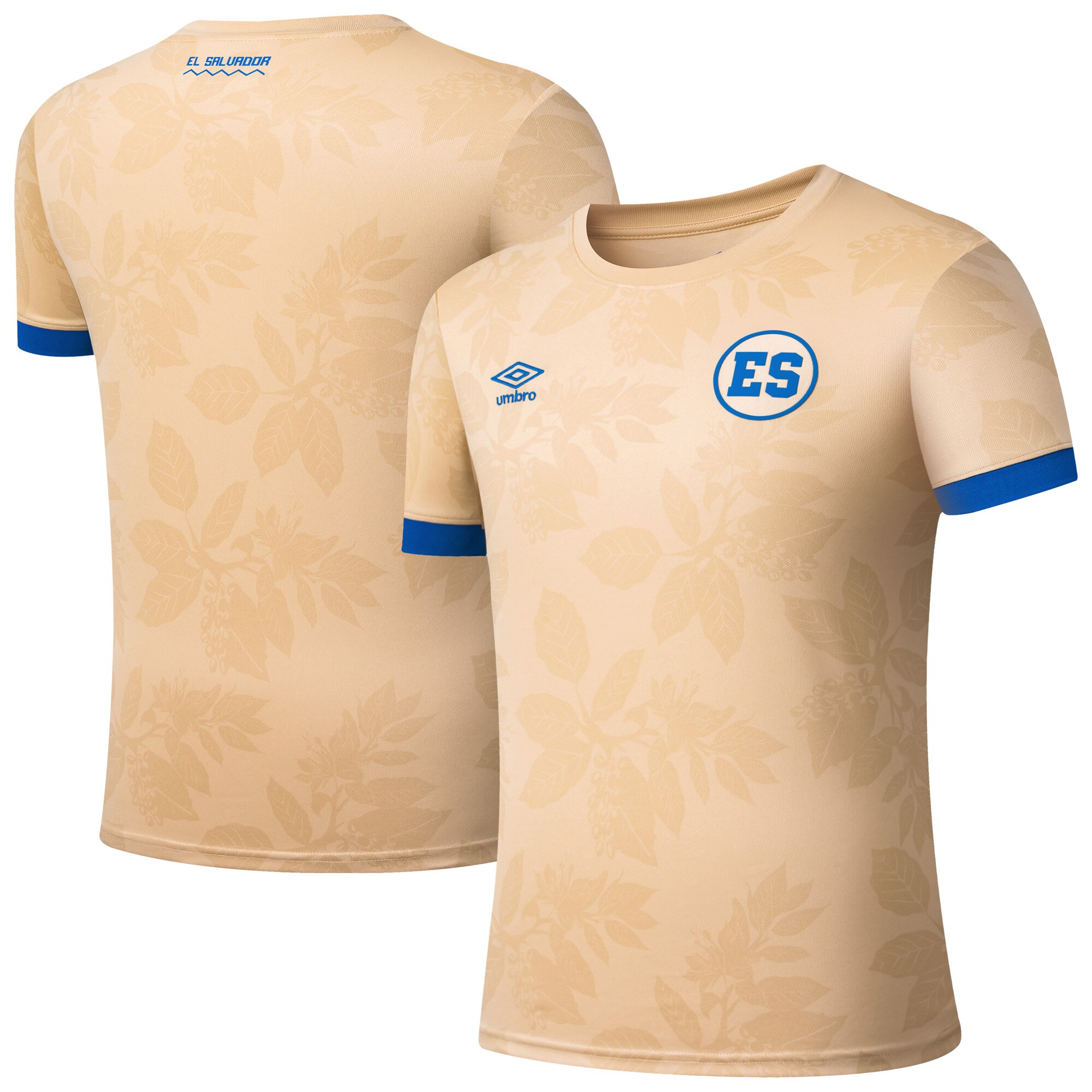 el salvador national team umbro 2025 pre-match jersey – tan Collection – England Football Jerseys and Shirts