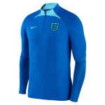 england national team nike 2022 strike drill performance raglan quarter-zip long sleeve top – blue Collection – England Football Jerseys and Shirts