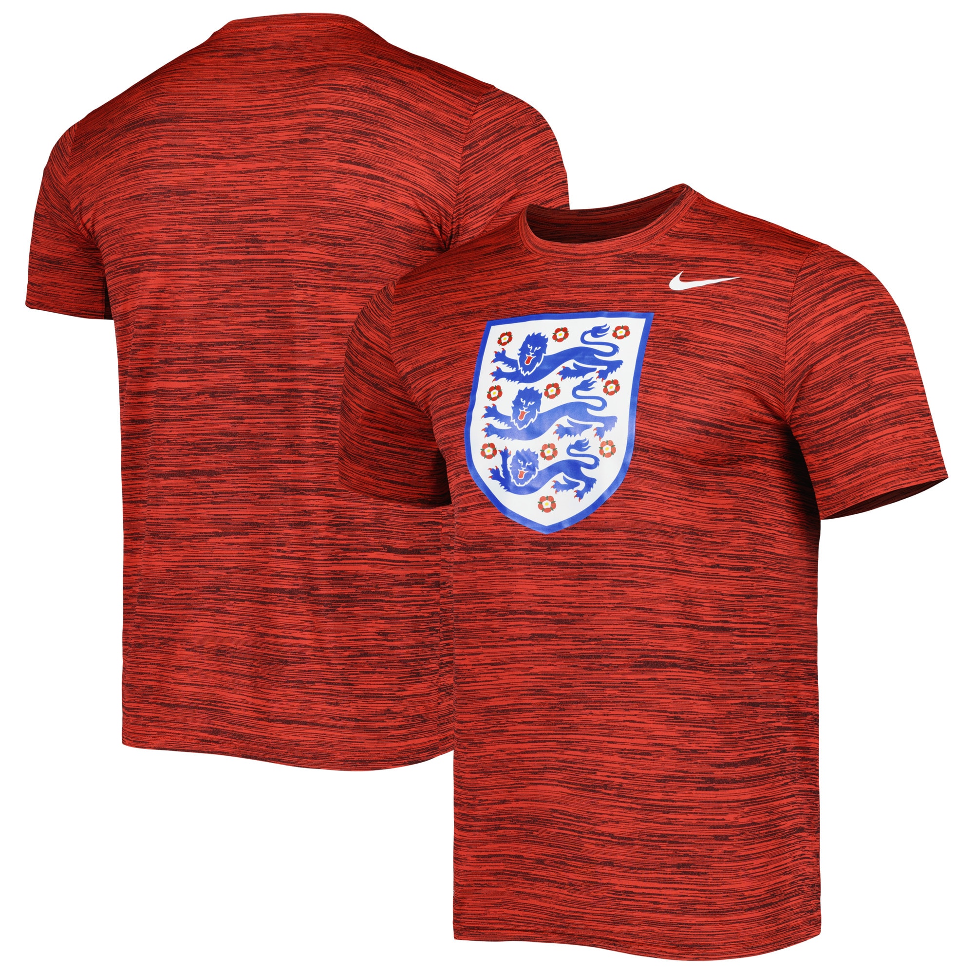 england national team nike primary logo velocity legend performance t-shirt red Collection – England Football Jerseys and Shirts